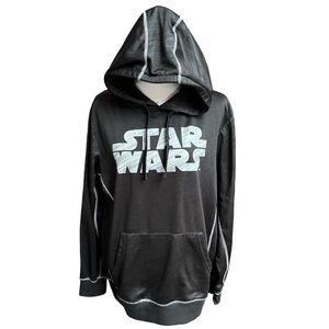Star Wars Hooded Sweatshirt Black Size Medium